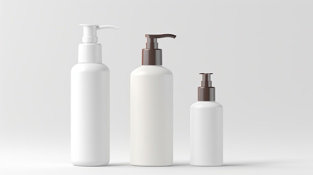 beauty product bottle mockup