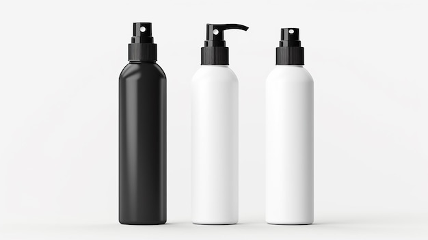 Foto modello di bottiglia di prodotto di bellezza