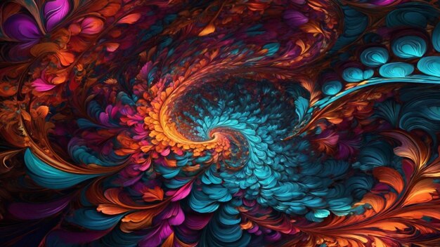 The beauty of a psychedelic art