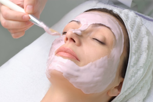 Beauty salon series, facial mask