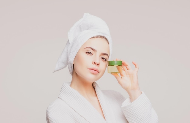 Beauty and skincare concept beautiful natural woman face with natural skin
