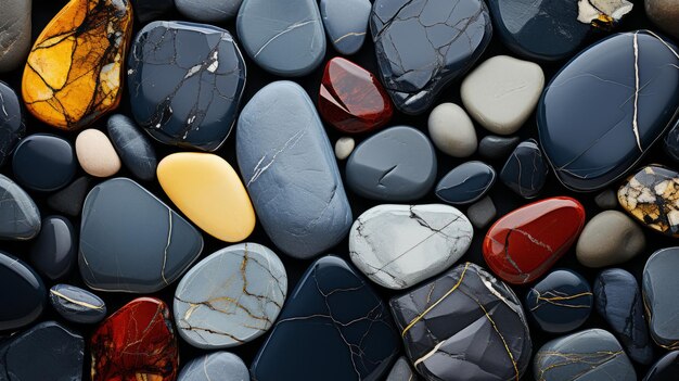 石の美しさのパターン