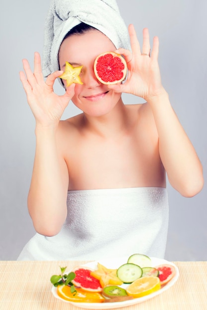 Beauty treatment with fruits