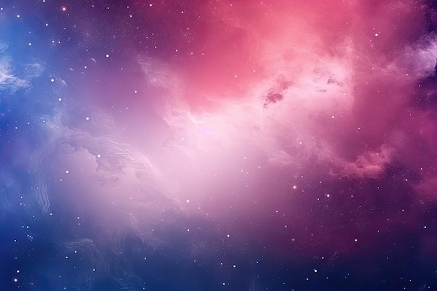 The Beauty of the Universe A Purple Pink and Blue Nebula in Space