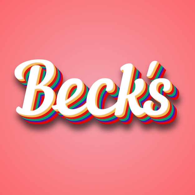 Photo beck s text effect photo image cool