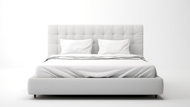 Bed Frame with white background