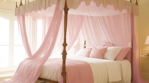 Bed with canopy