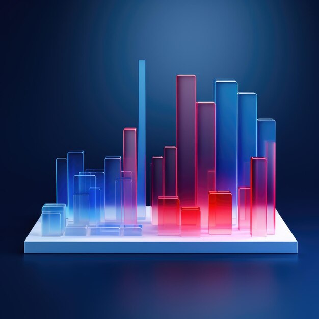 bedrijfsdiagram financieel verslag grafiek ai