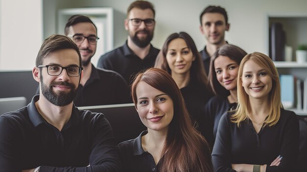 bedrijfsteam kantoorteam bedrijfsgroep