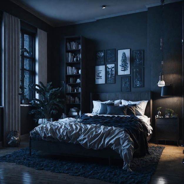 bedroom black theme