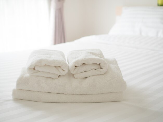 Stack of Clean Towels and Shell Stock Image - Image of aroma, luxury:  14227259