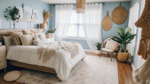 Modern Coastal Bedroom Ideas - Design Morsels