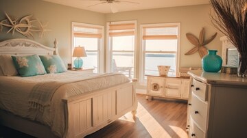 Premium Photo | Bedroom decor home interior design coastal ...