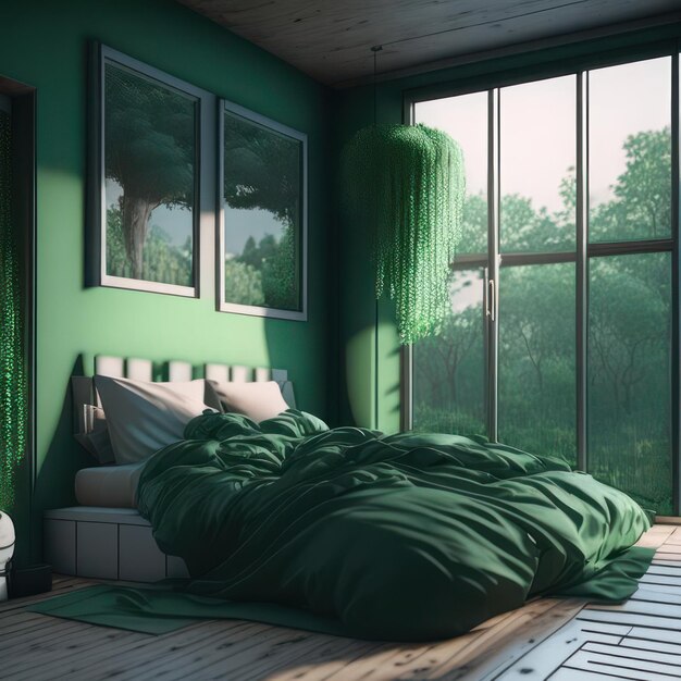 Bedroom Image created by AI