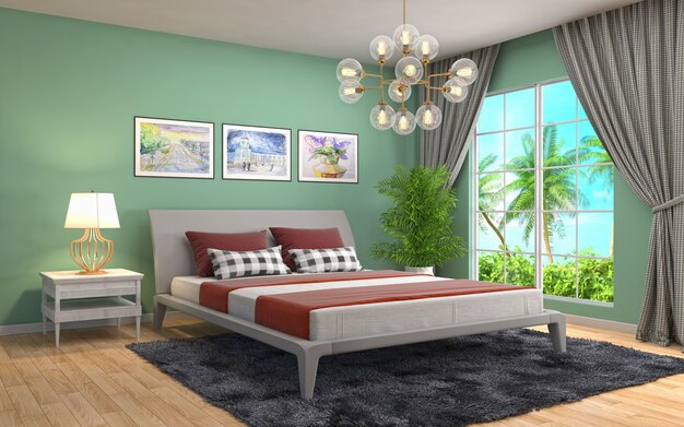 Bedroom interior