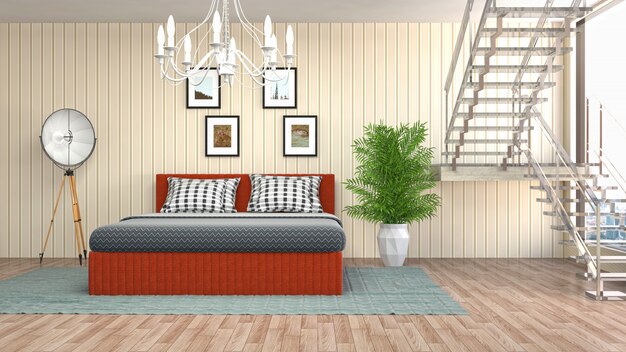 Bedroom interior