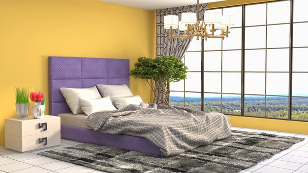 Bedroom interior