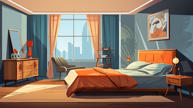 Bedrooms vector