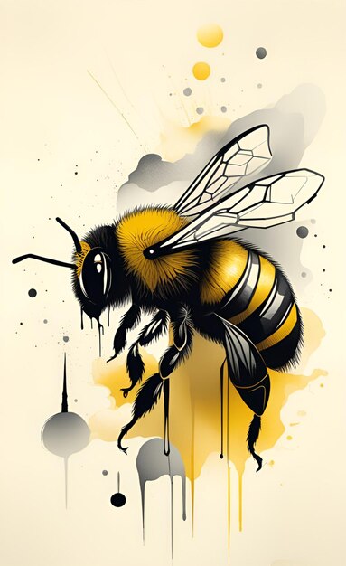 Photo bee art