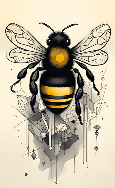 Photo bee art