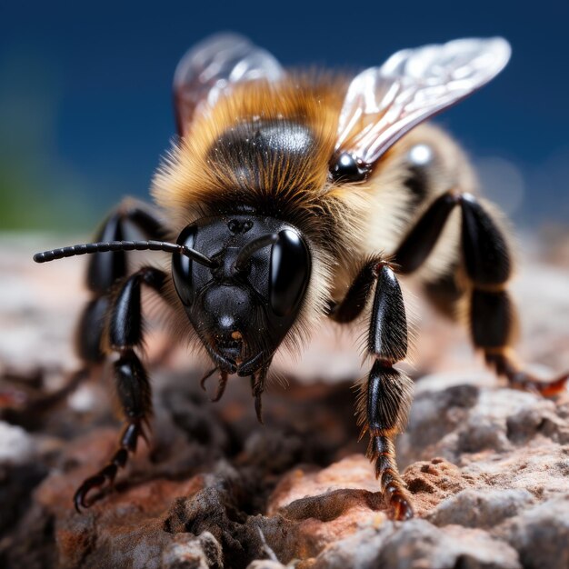 Bee on a Clover Flower