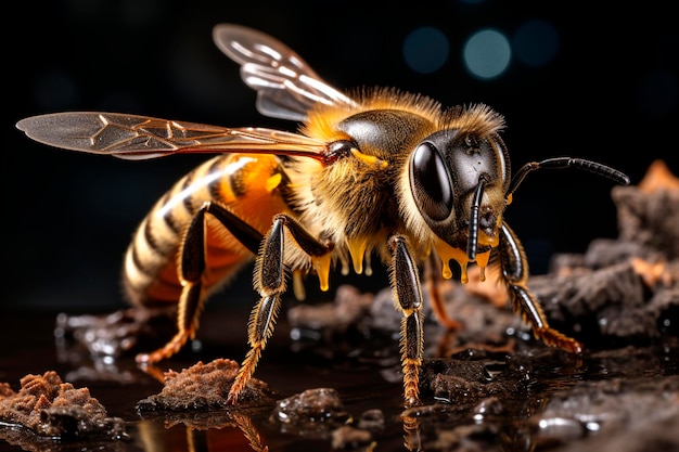 Bee on a flower