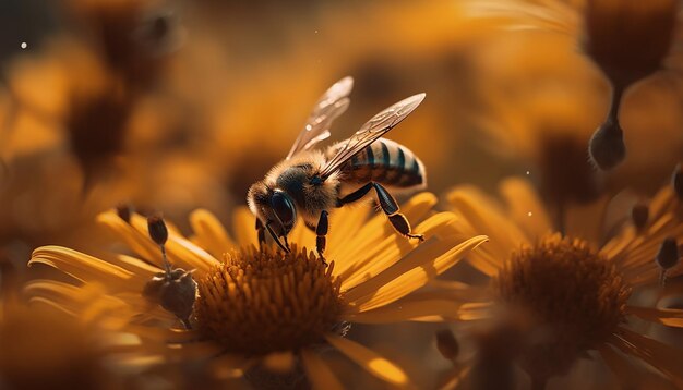 Bee on a flower