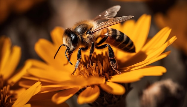 bee on flower