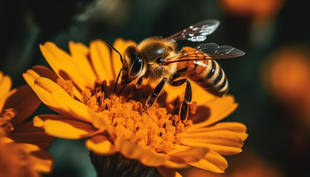 Bee on flower