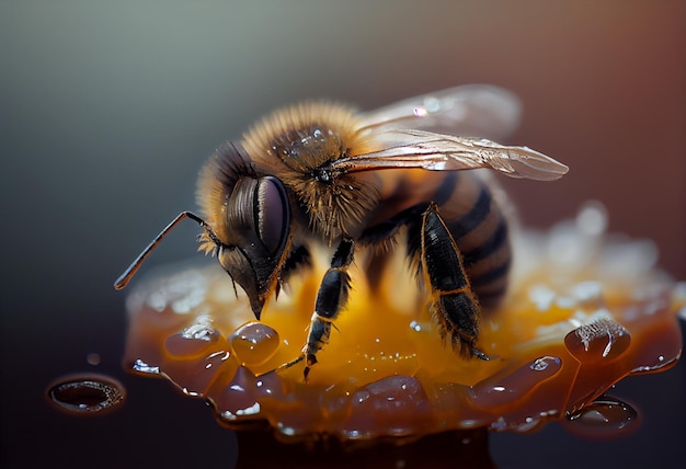 Bee and honeyGenerative AI