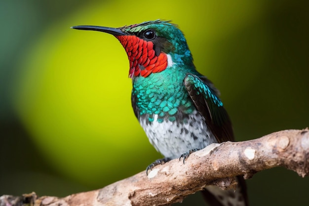 Bee hummingbird mannetje de kleinste vogel ter wereld