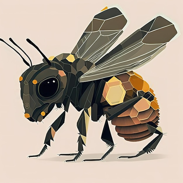 Bee insect illustration