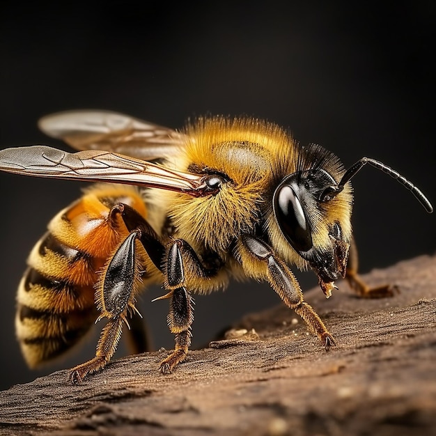 bee insect macro bumblebee animal nature flower isolated honey yellow bumble fly white