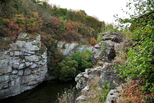 Beech canyon Ukraine stone river