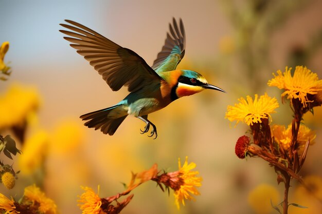 A beeeater portrait wildlife photography