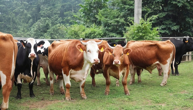 Beef Cattle Cow livestock in farm