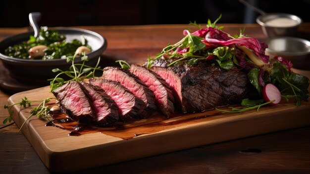 Beef flat iron steak