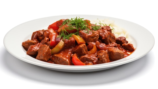 Beef Goulash Isolated