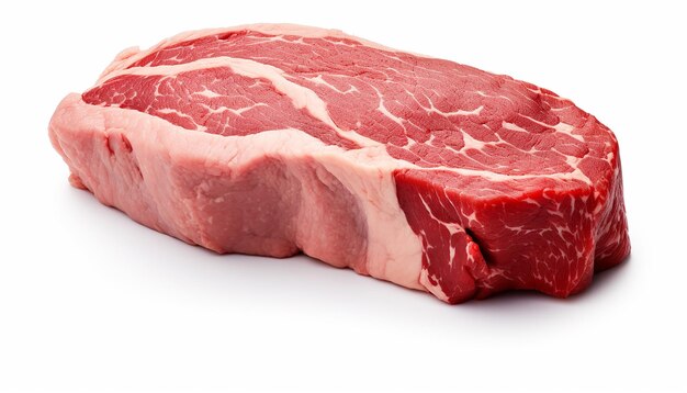 Beef Isolated on White Background