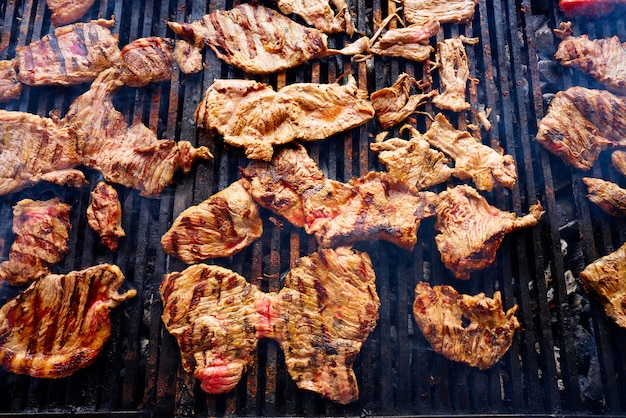 Beef meat barbecue in mexico