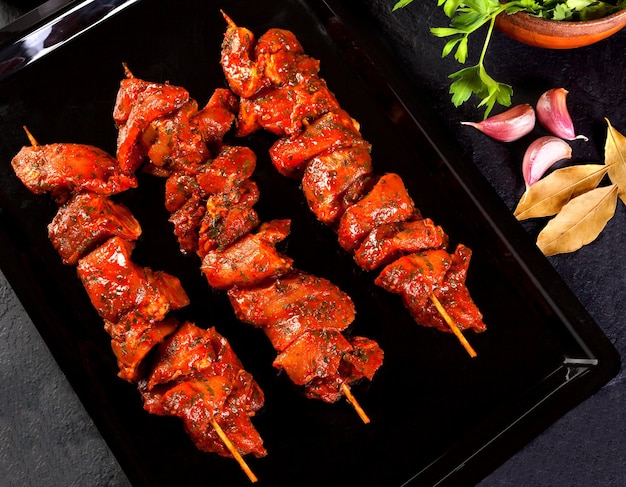 Beef skewers