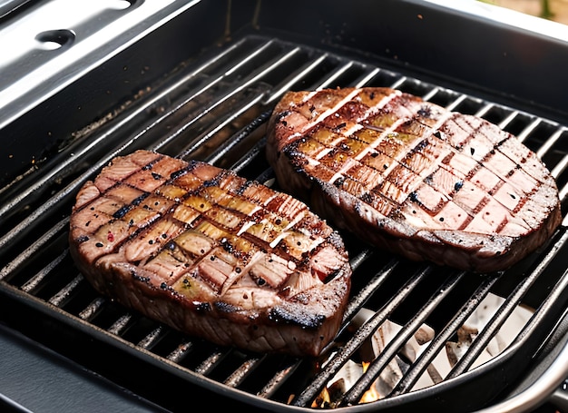 焼き肉のステーキ