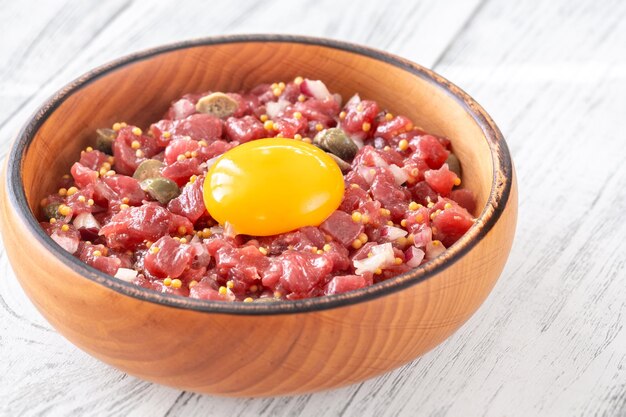 Beef steak tartare