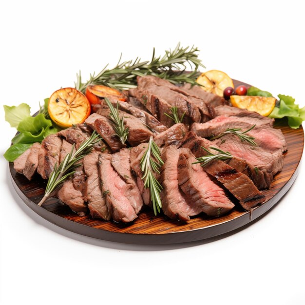 beef steak with vegetables