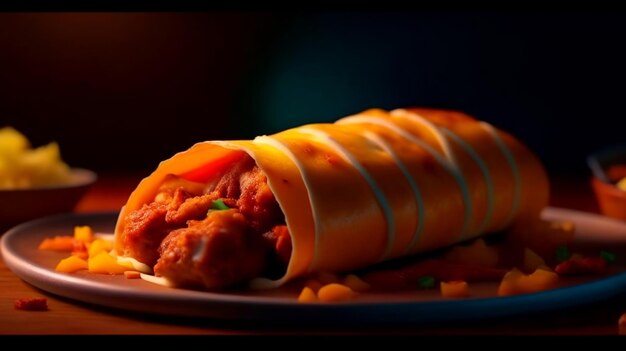 Beef Tamales restaurant dish on a plate