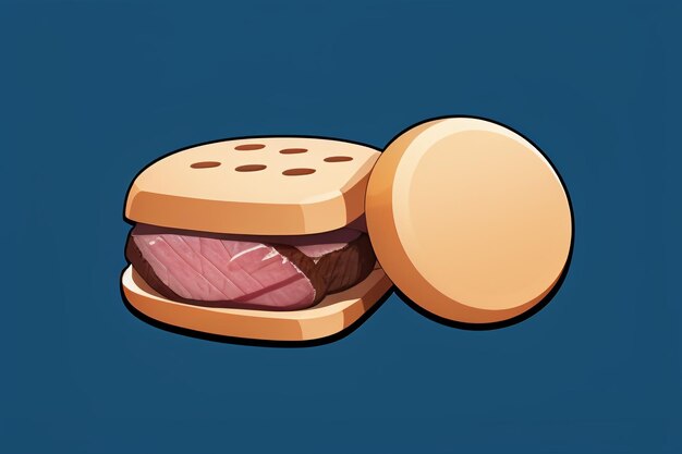 Beef western food ui icon game prop design gourmet steak style 3d c4d cartoon rendering element