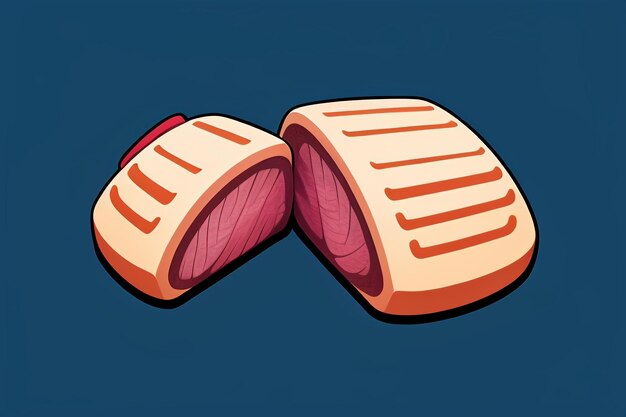 Beef western food ui icon game prop design gourmet steak style 3d c4d cartoon rendering element