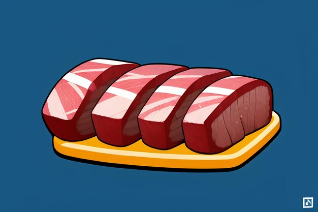 Beef western food ui icon game prop design gourmet steak style 3d c4d cartoon rendering element