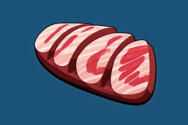 Beef western food UI icon game prop design gourmet steak style 3D c4d cartoon rendering element