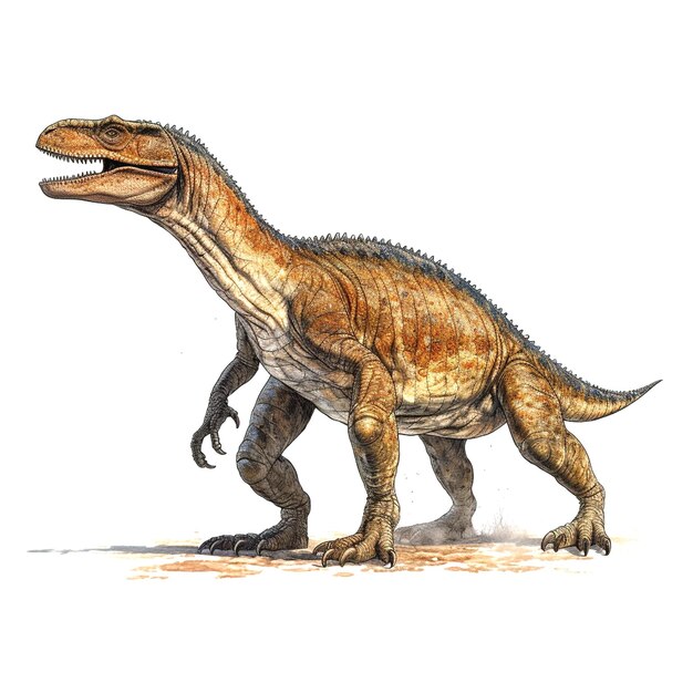Foto beeld van een dinosaurus